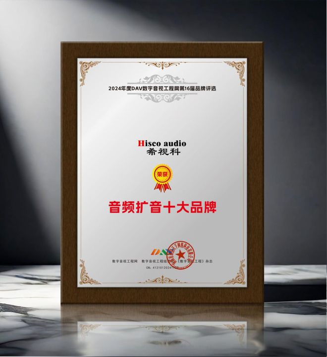 2024年度音频扩音十大品牌”名单公布！龙8游戏国际登录喜讯来袭！ DAV01“(图2)