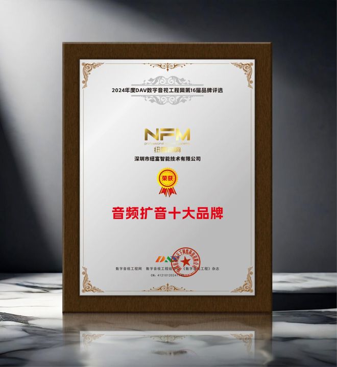 2024年度音频扩音十大品牌”名单公布！龙8游戏国际登录喜讯来袭！ DAV01“(图3)